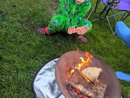 Our fire pit each night