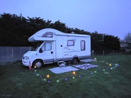 Night time at our our pitch