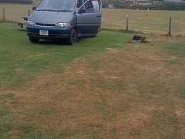View from camping field