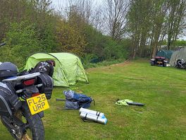 Picture of where we were camped