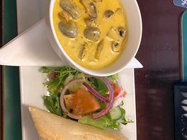 Food from local pub