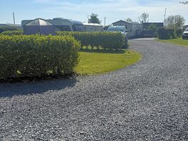 Hard standing pitch at sea view holiday park
