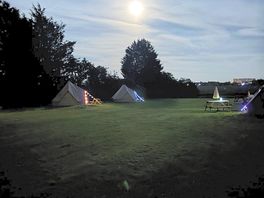 Full moon at turners folly field