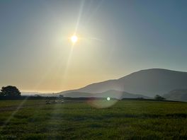 Morning view from pitch