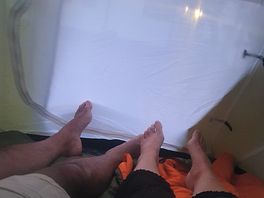 In tent