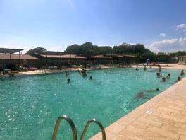 Pool camping