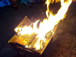 For marshmallow toasting!