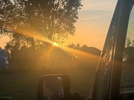 Sunset from our motorhome