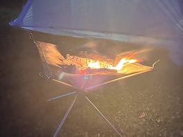 Campfire going well