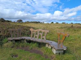 Lovely memorial bench