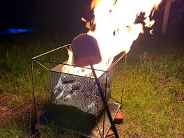 Campfire blaring