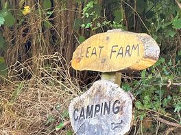 Entrance to canpsite