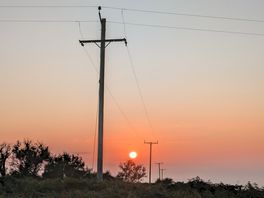Sunset on the campsite