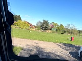 View from pitch to lake.