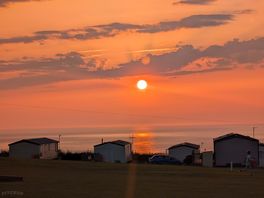 Sunset view from the campsite