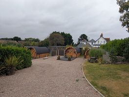 Lovely view of the cabins