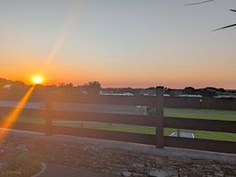 Sunset from the terrace