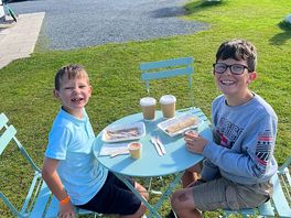 Crepe van saturday excellent coffee and treat after you’ve packed up before going home