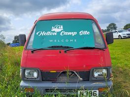 Lovely little van at the entrance