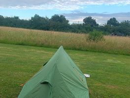 View from my camping pitch