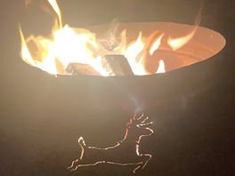 Our fir pit love the stag cut into the side for ventilation
