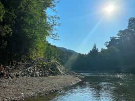 River near by