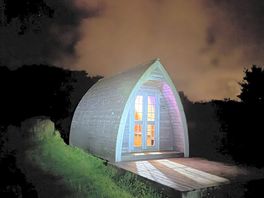 Nighttime at the pod