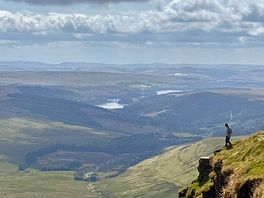 View atop pen y fan