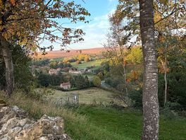 View from site down to the village