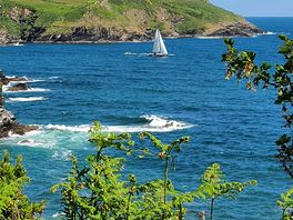 If you like walking the coastal paths in this area are stunning and challenging.