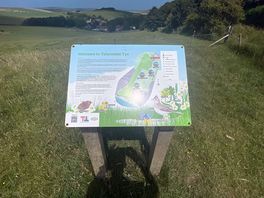 Information board about telscombe tye