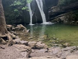 Janet's foss waterfall 15 mins down the road drive