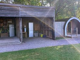 A share kitchen provided and have most of the things you need during camping