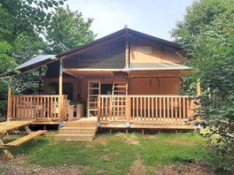 Safari tent exterior