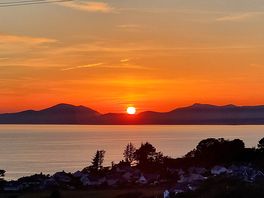Sunset over the llyn peninsula
