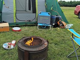 Grill available for borrowing on site