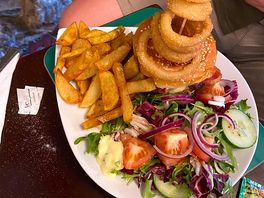 Food from local pub