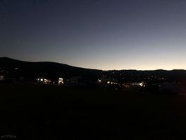View up the hill