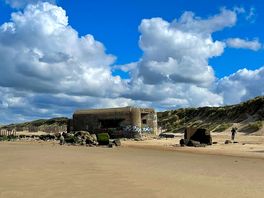 Beach- military lookout from ww2