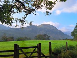 Views of the borrowdale valley from the campsite!