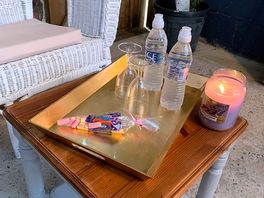 Water, sweets and chocolate