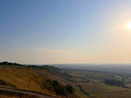 View from the white horse