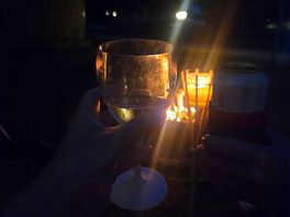 Candle light bbq