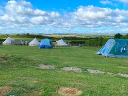View out of our tent.
