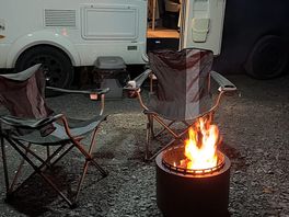 Night with the fire pit