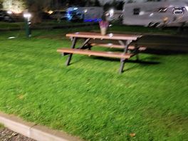 Each pitch has its own area, lovely touch