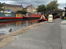 Sat by canal