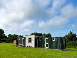 Toilet block with washing up area