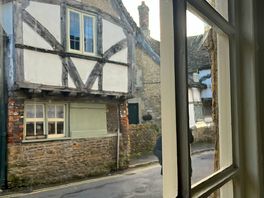 View from the the “sign of the angel” pub