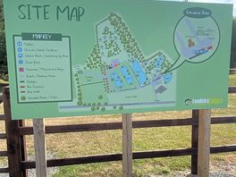 Site map displayed on grounds